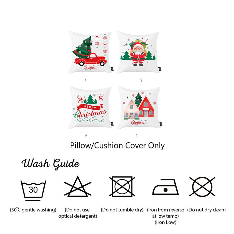 14x14 christmas pillow online covers